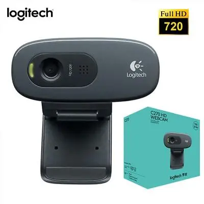 ✅✅✅ Logitech C270 HD - Webcam USB Hi-Speed Video Stream For Windows/Mac 3MP Eb • $46.93