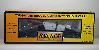 RailKing MTH TRANSPORTATION CO. O Scale Flat Car With Airplane - 30-7621 • $34.95