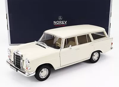 Norev 1/18 Mercedes Benz 200 Universal SW Station Wagon 1966 White 183709 • $198