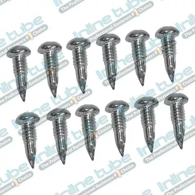 Pontiac Gto Judge Tempest Headlight Retaining / Trim Ring Screws 12 Pc T-3 Nosr • $14