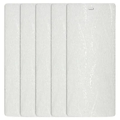 DALIX Palm Vertical Window Blinds Premium Textured Set Of 5 Pack Qty / White • $21.99