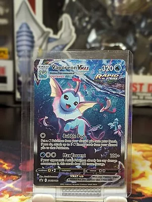 Pokémon TCG Vaporeon VMAX Sword & Shield SWSH182 Holo Promo Promo • $3.25