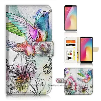 $12.99 • Buy ( For Oppo A73 ) Flip Wallet Case Cover P21745 Bird Flower