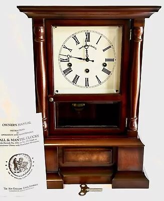 VTG NEW ENGLAND CLOCK CO Mantel Clock Hermle No.351-030A Westminster Chime Move • $229.99