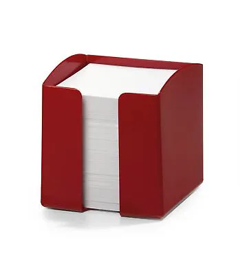 Durable TREND 800 Sheet Note Box Memo Pad Cube | Red • £10.99