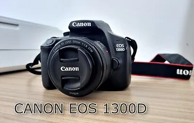 Canon Eos 1300d With 18/55mm And 50mm Lenses Complete Package  • $525