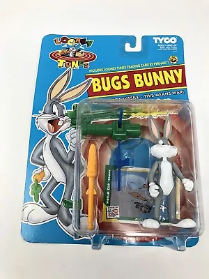 $22 • Buy 1993 TYCO LOONEY TUNES BUGS BUNNY Action FIGURE W/CARROT MISSILE - MIP - MINT