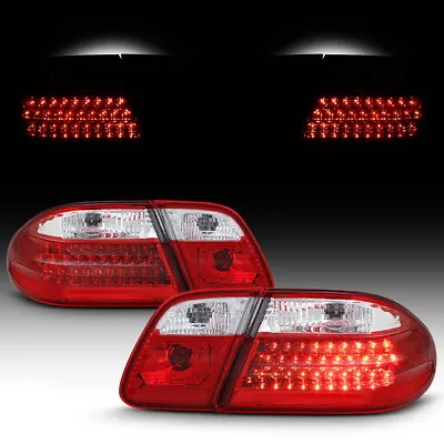 1996-2002 M-BENZ W210 E-CLASS RED/CLEAR LED Rear Brake Lamp Tail Light Assembly • $100.34