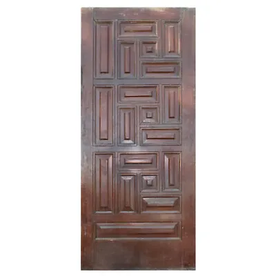 Reclaimed 36″ Mahogany Door From France Antique Doors NED1638 • $1795