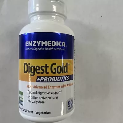 Enzymedica Digest Gold With Probiotics 90 Caps Exp 02/2025 Or Further New&sealed • $29.95