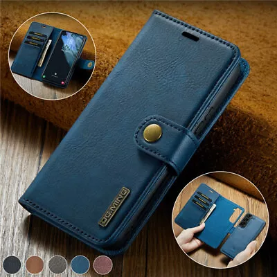 For Samsung S24 S23 S10 Plus Note 8 9 10 20 Removable Leather Wallet Case Cover • $17.99