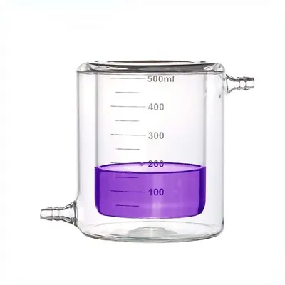 Beaker Double Layer Laboratory 50-2000ML Reactor Glassware Chemistry • $189.84