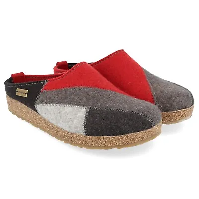 Haflinger Grizzy Women's Patch Clog Slippers • £149.57
