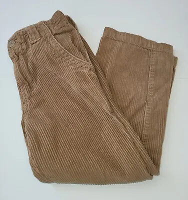 Boys Mini Boden Corduroy Pants Size 7 Brown • $12.50