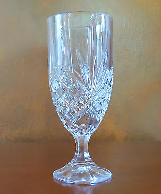 Godinger Dublin Shannon Collection Crystal Iced Tea Footed Tumbler(s) • $6.99