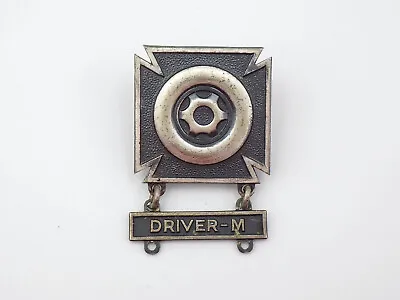 Original Vietnam War US Army Driver-M Qualification Badge Sterling NS Meyer M-22 • $19.97