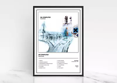 Radiohead Album Cover Poster / Ok Computer / Music Poster / A3 A4 A5 • £11