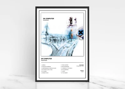 Radiohead Album Cover Poster / Ok Computer / Music Poster / A3 A4 A5 • £11