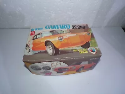 Vintage Box For AMT CAMARO SS 1/25 Scale Model Car 396  W/Assembly Sheet • $9.99