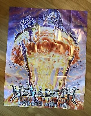 Megadeth Countdown To Extinction Poster 30  X 24  From Live Box Set NEW • $12.59