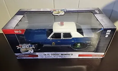 Greenlight GREEN MACHINE GREENIE! 1975 Dodge Monaco Kansas Highway Patrol 1/24  • $31.49