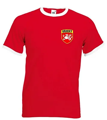 £12.58 • Buy Leyton Orient FC Retro Football Team Shield Crest T-Shirt  - All Sizes Available