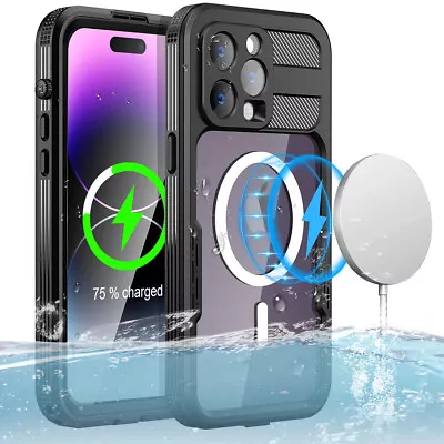 $20.99 • Buy For IPhone 14 Pro Max /14 Plus/SE Waterproof Case MagSafe Tough Shockproof Cover