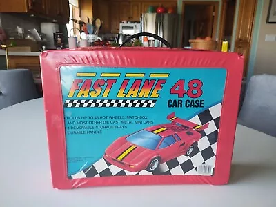 Vintage Fast Lane 48 Car Case Matchbox Cars 1990 • $35