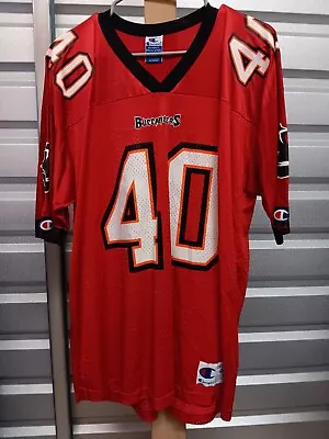 Vintage Mike Alstott Football Jersey Mens Champion Size 44 Large  • $32