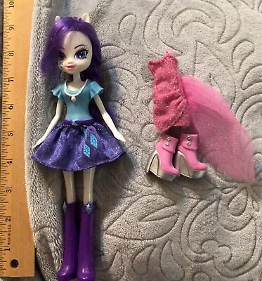 My Little Pony Equestria Girls Rarity 9  Doll And Extra Outfit With Shoes • $5