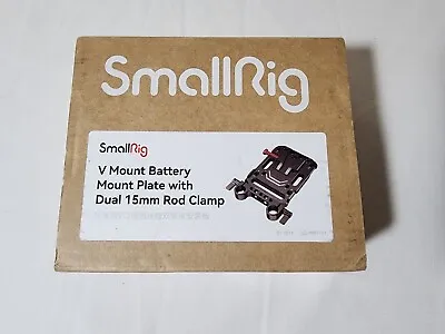 SMALLRIG V-Lock Mount Battery Plate With Dual 15mm Rod Clamp - 3016  • $34.95