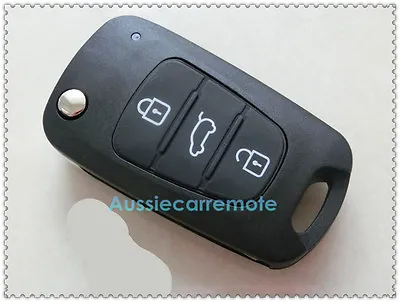 $10.50 • Buy Hyundai I30 I20 Elantra 3 Button Flip Key  Remote Case Blank Shell 