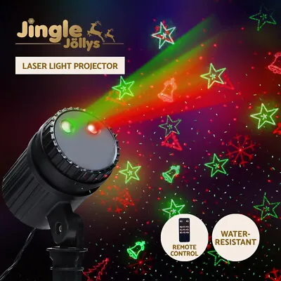 $38.95 • Buy Jingle Jollys Christmas Projector Laser Lights Outdoor Moving Landscape Light