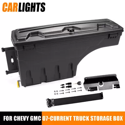 Fit For 07-19 Silverado Sierra Truck Bed Wheel Well Storage Tool Box Left Side • $76