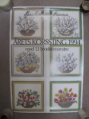 Haandarbejdets Fremme - Arets Korssting 1994 - Poster • $56.83