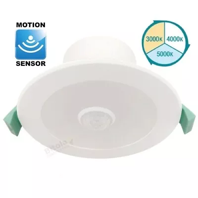 MARTEC ZONE 9W LED DOWNLIGHT WITH PIR MOTION SENSOR - TRI-COLOUR CCT - IP44 240v • $29.40