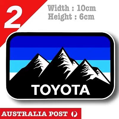 Toyota HILUX TRD Adventure Logo 4x4 Off Road Hilux Toyota Mountain  Sticker • $7.10
