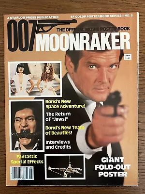 James Bond 007 - Moonraker Fold-Out Poster Book / Roger Moore • $12.50