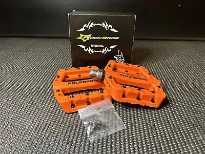 ROCKBROS Bicycle Nylon Pedals W/ Metal Pins Mountain Bike Sealed Bearing • $18