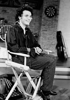 Adam Ant Sits In A Director's Chair At Mtv 1981 OLD MUSIC PHOTO 3 • £5.64