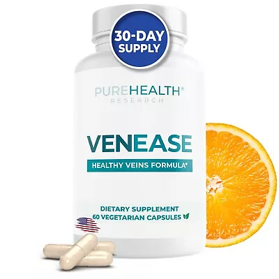 VenEase Blood Circulation Supplements For Varicose Veins By PureHealth Research • $59