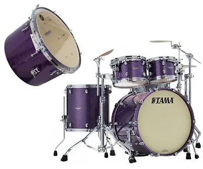 Tama Starclassic Maple Double Bass Set MA62TZS-DPP Deeper Purple Incl. Gong Tom • $6824.97