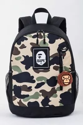 BAPE A Bathing Ape Kids Backpack Camouflage 2022 SS Appendix Free Ship Japan • $100.38