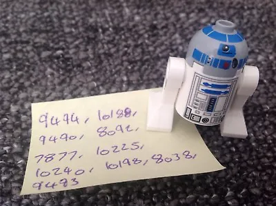 £8.95 • Buy Lego Star Wars Minifigure - R2D2 Dark Grey Head Sets 10240 10188 10198 9493 8038