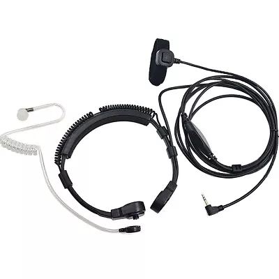 Military Tactical Throat Mic Headset Earpiece For Cobra Two Way Radio CX112/312 • $13.98