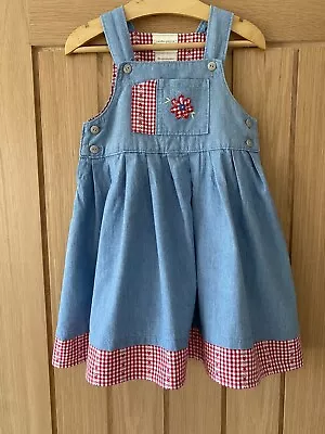 Laura Ashley Girls Pinafore Dress Age 12-18 Months  • £7.50