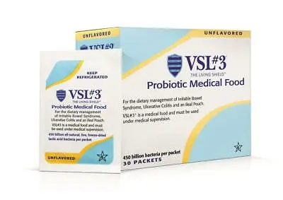 VSL #3 Probiotic - Unflavored - 450 Billion - 30 Packets - Newest Expiration! • $188.25