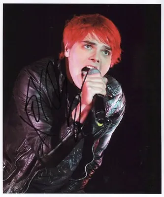 Gerard Way My Chemical Romance Signed 8 X 10 Photo Genuine + Hologram COA • $202.06