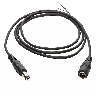 DC Power Supply Extension Cable 12V For CCTV Camera/PSU Lead 1m/2m/3m/5m/10m Lot • £2.69