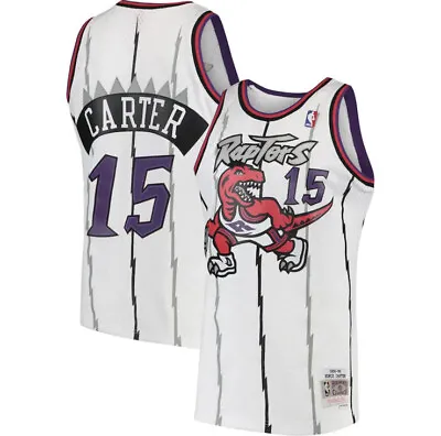 Mitchell & Ness Toronto Raptors Mens M Vince Carter Jersey New Swingman White • $64.99